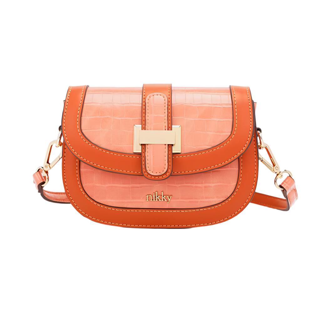 Croc Embossed Crossbody Bag