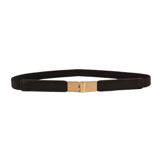 Vegan Elastic Skinny Belt