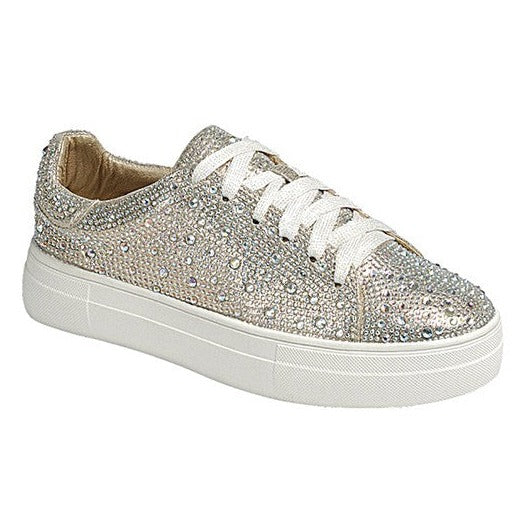 Rhinestone Embellished Sneakers