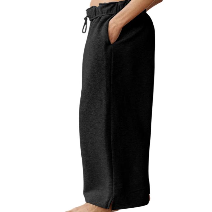 Drawstring Wide Leg Active Pants