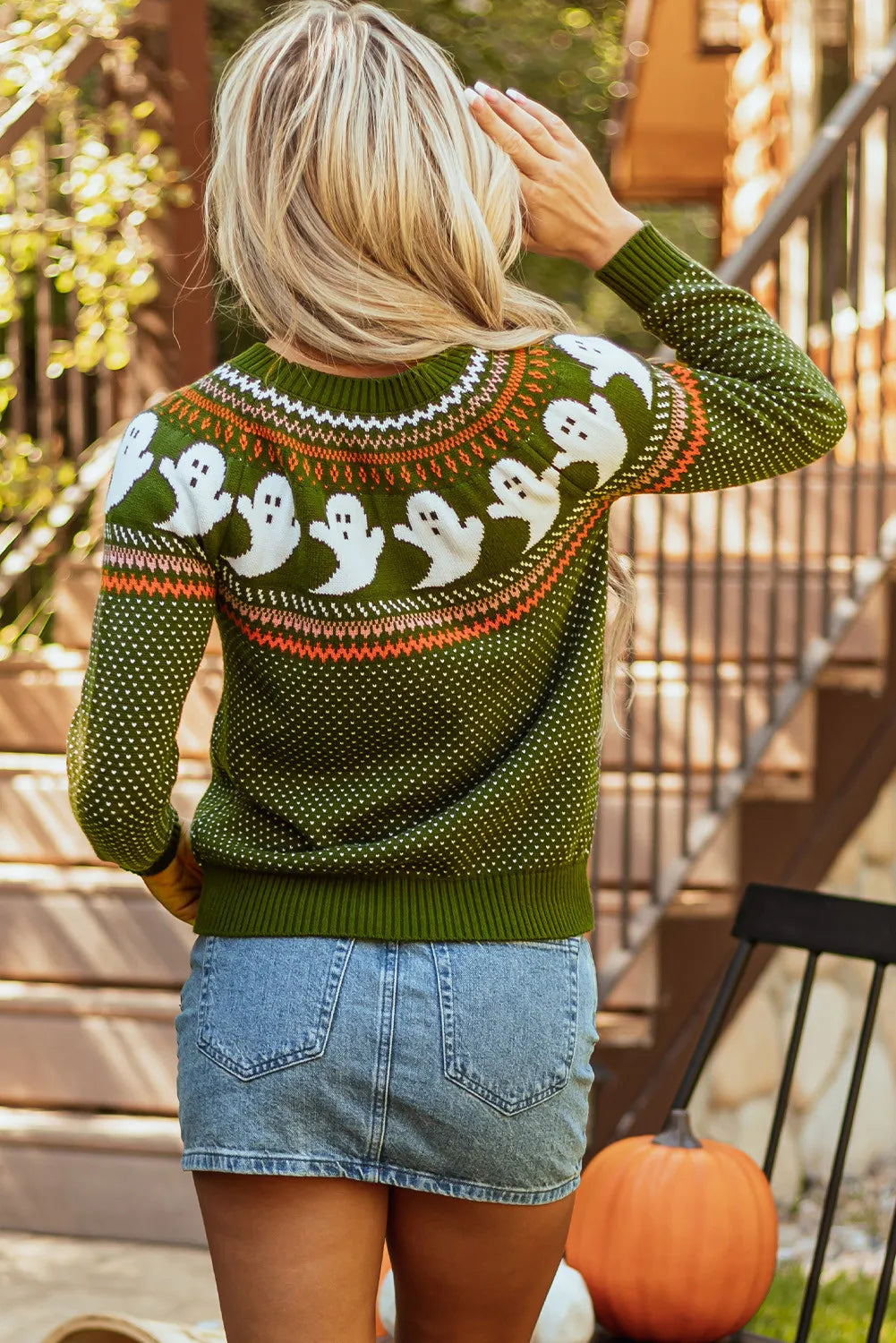 Ghost Round Neck Sweater