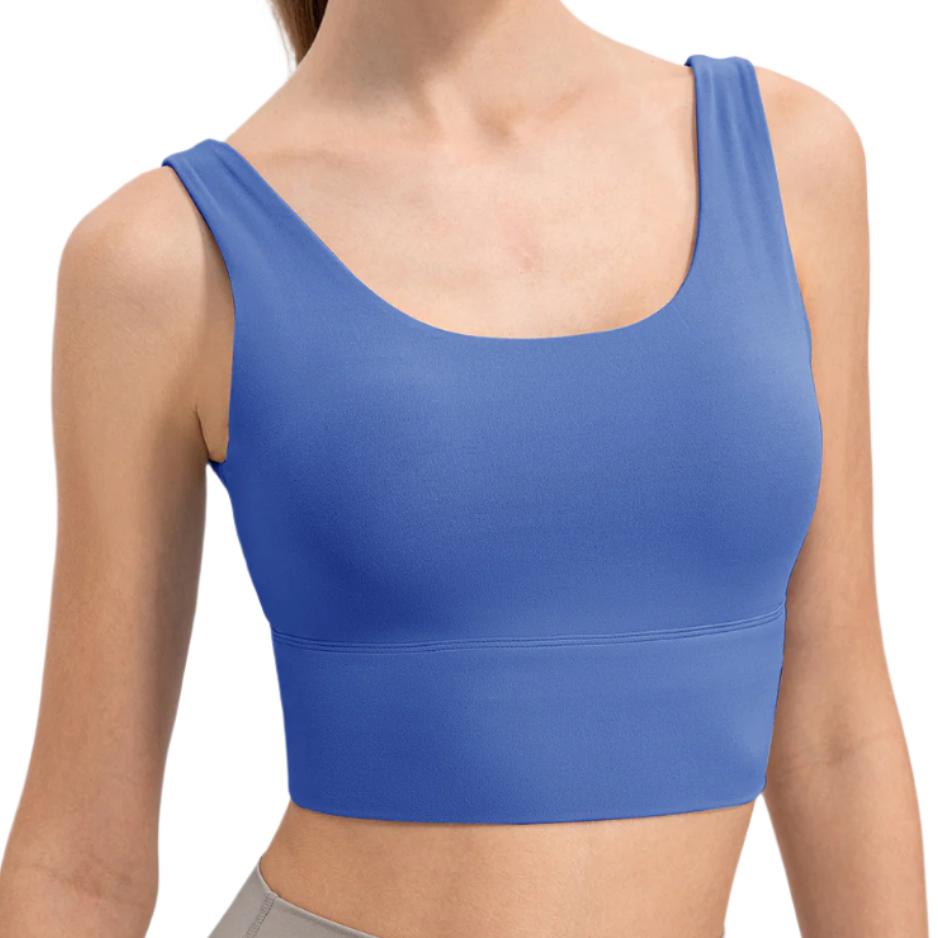 Scoop Neck Wide Strap Active Tank