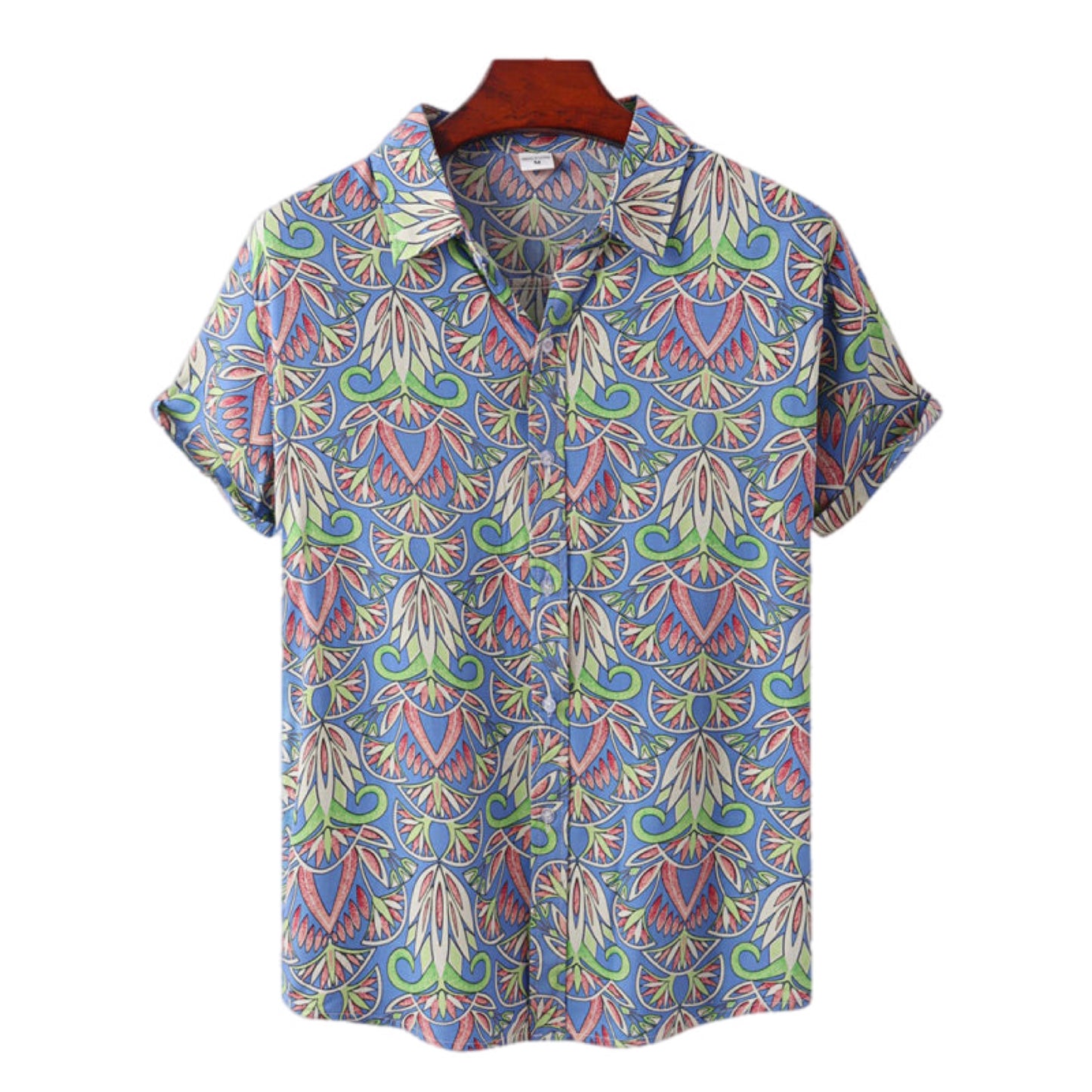 Short Sleeve Button Up Hawaiian Shirt