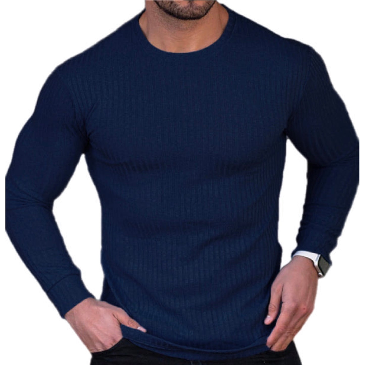 Round Neck Long Sleeve Shirt