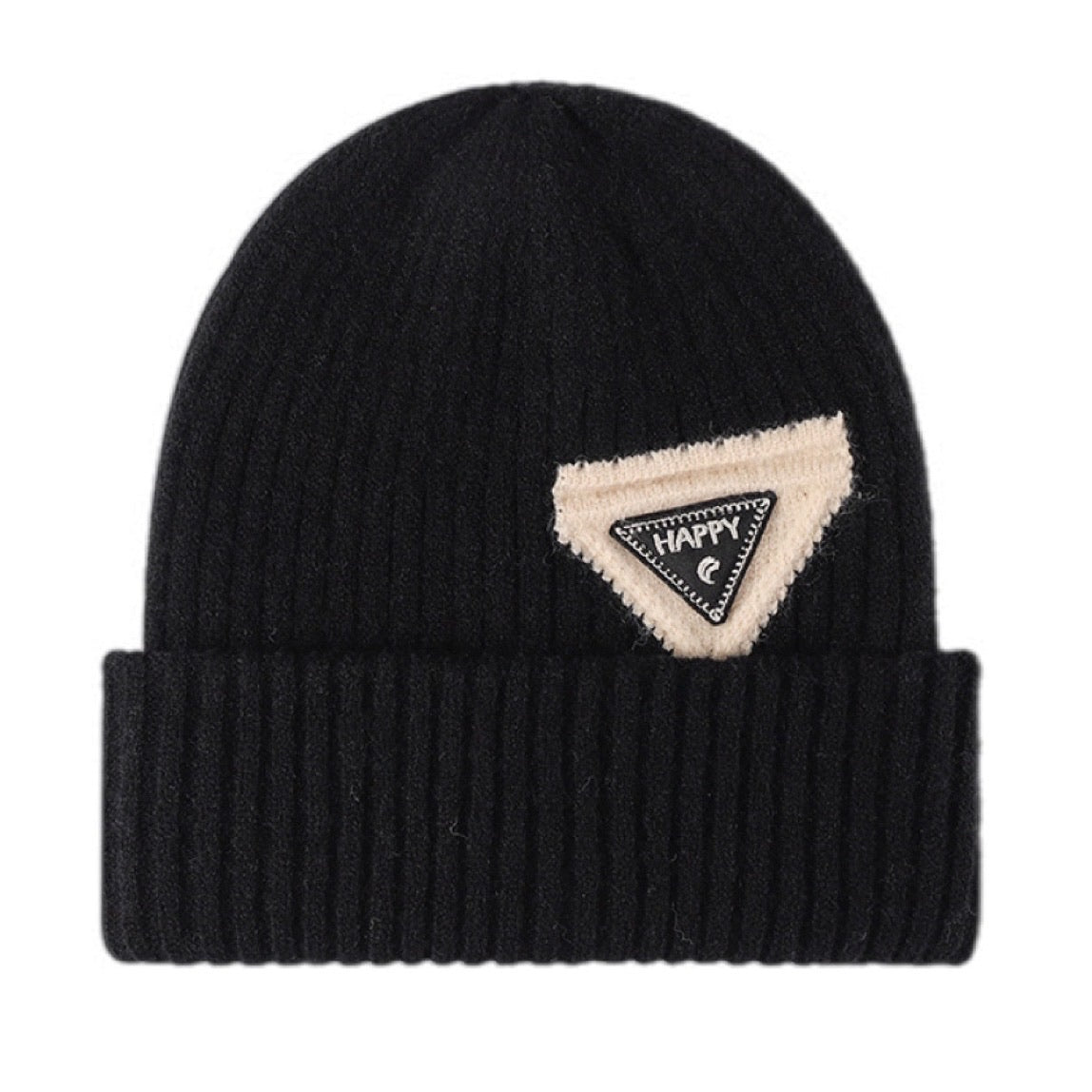 HAPPY Patch Beanie