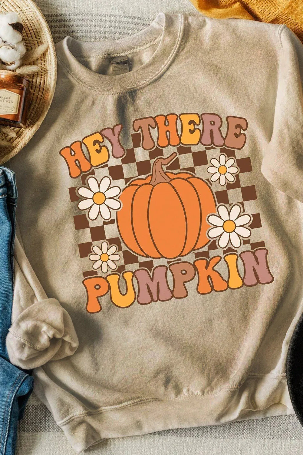 Hey There Pumpkin Graphic Sweatshirt