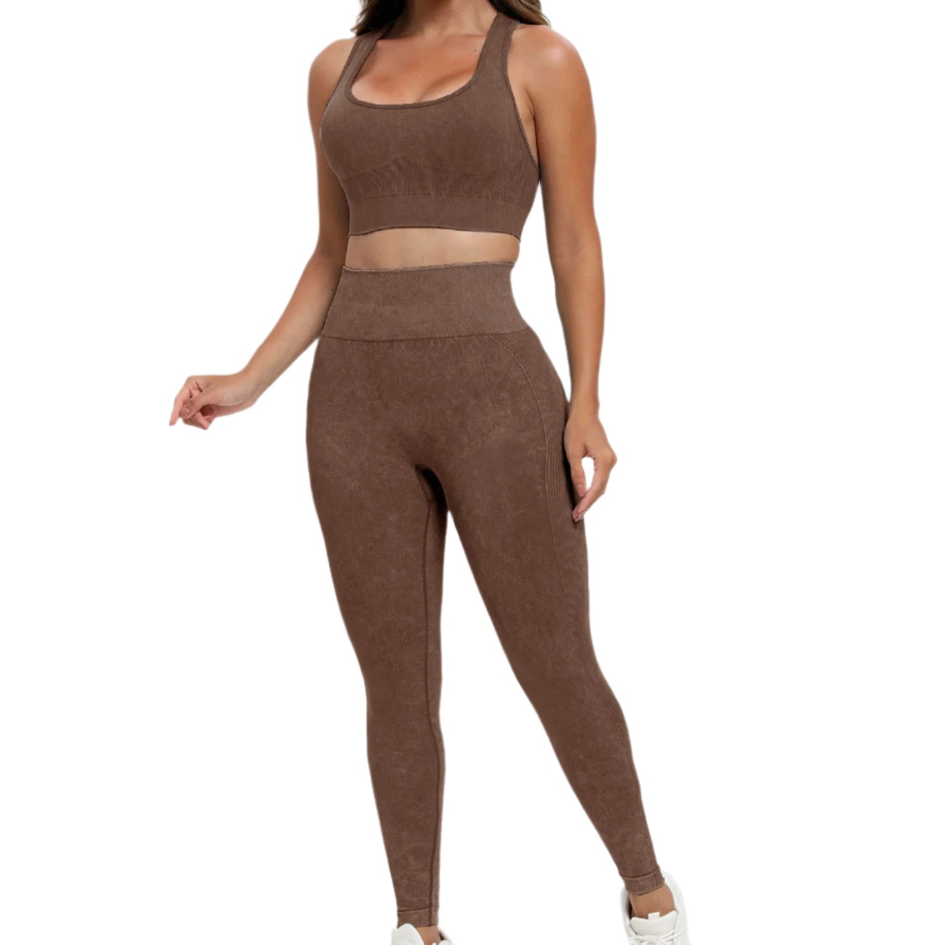 Scoop Neck Wide Strap Top & Pants Active Set