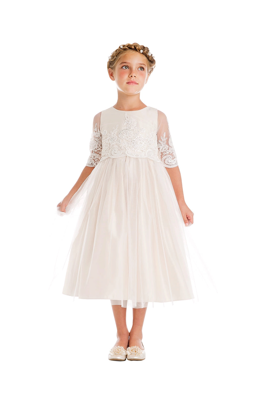 Sweet Fairy Mesh Girls Dress