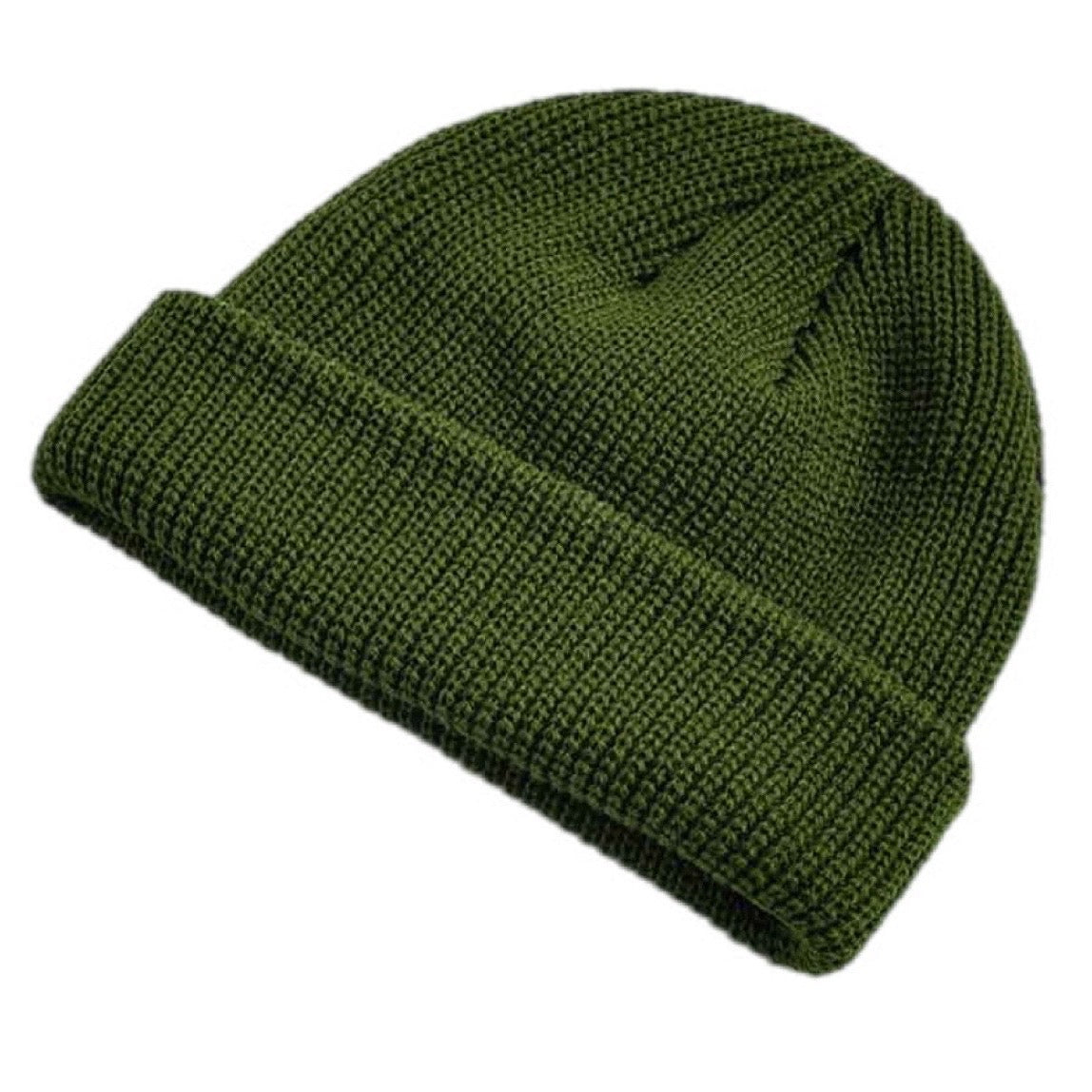 Rib-Knit Cuff Beanie