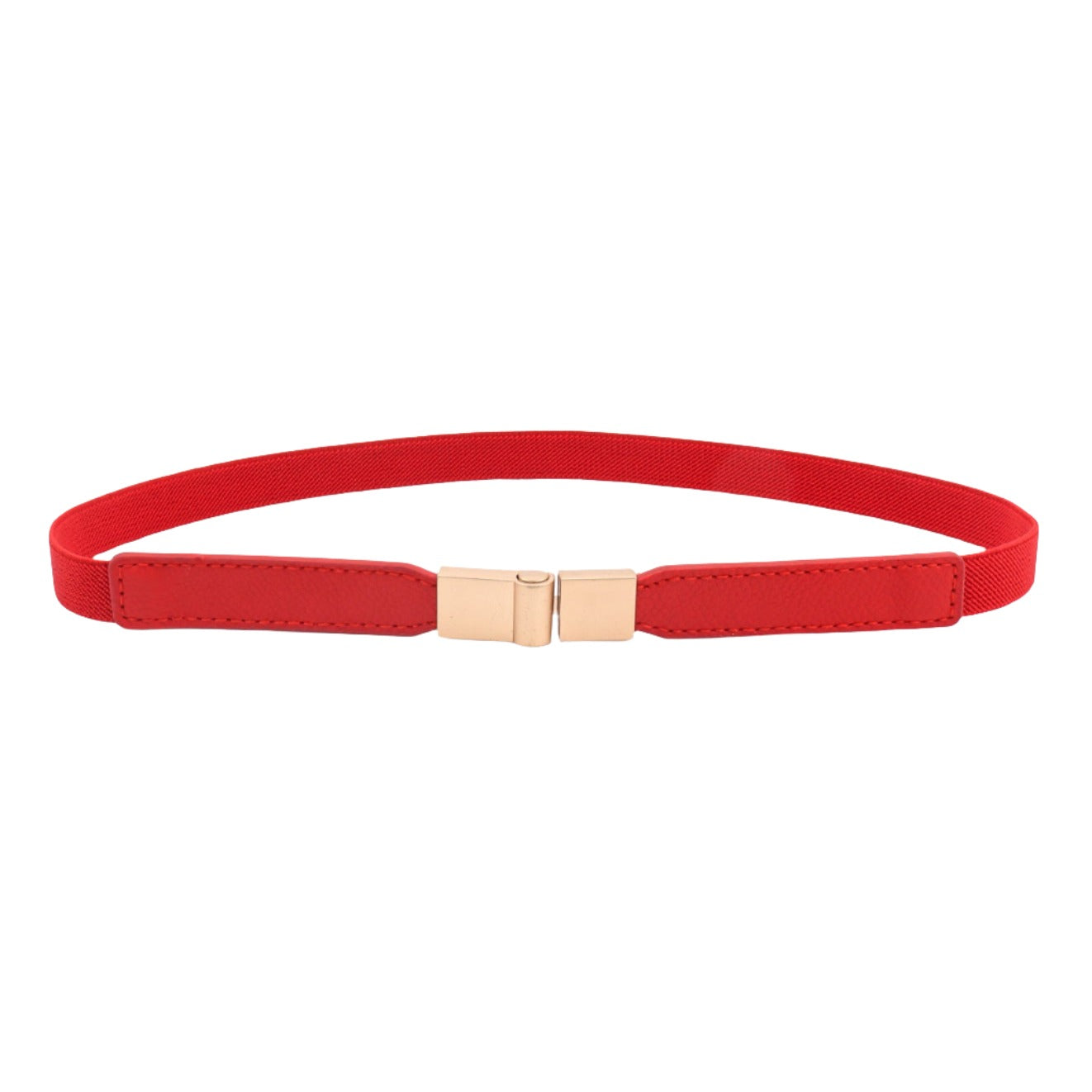 Vegan Elastic Skinny Belt