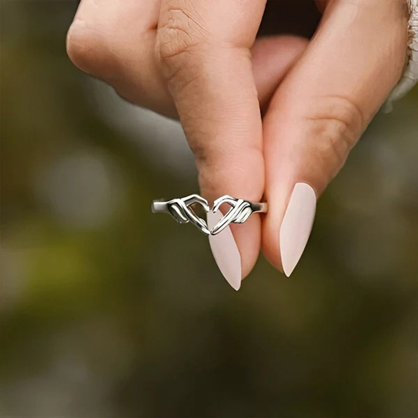 The Eternal Promise Hand Clasp Ring