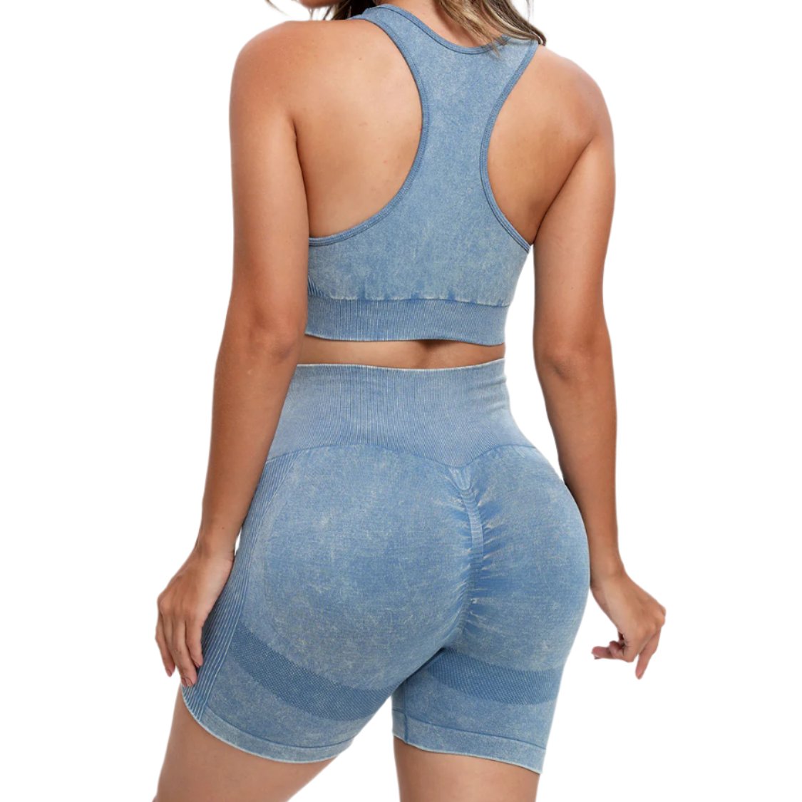 Scoop Neck Wide Strap Top & Shorts Active Set