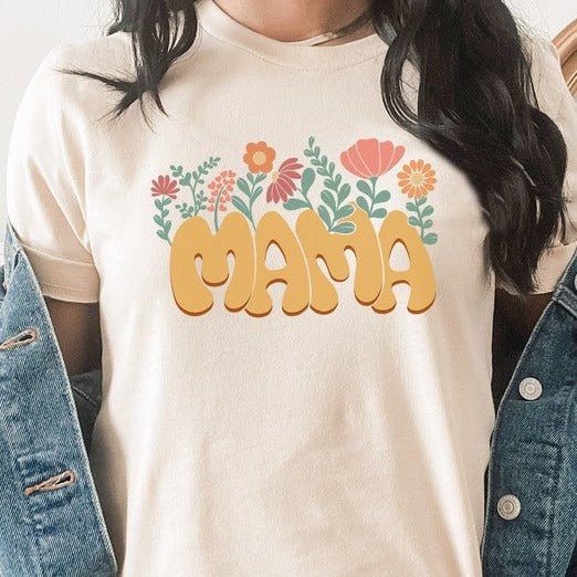 Plus Mama Flower Garden Spring Tee - Plus