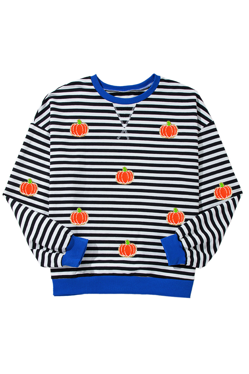 Pumpkin Striped Sweatshirt