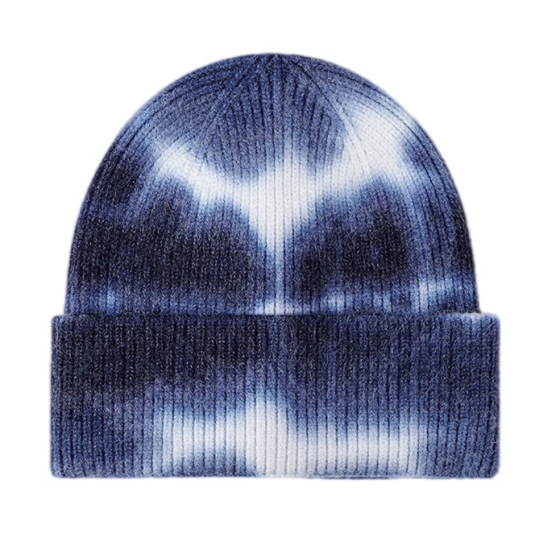 Tie-Dye Cuffed Knit Beanie