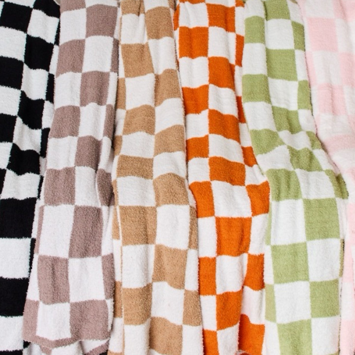 Checkered Decorative Throw Blanket