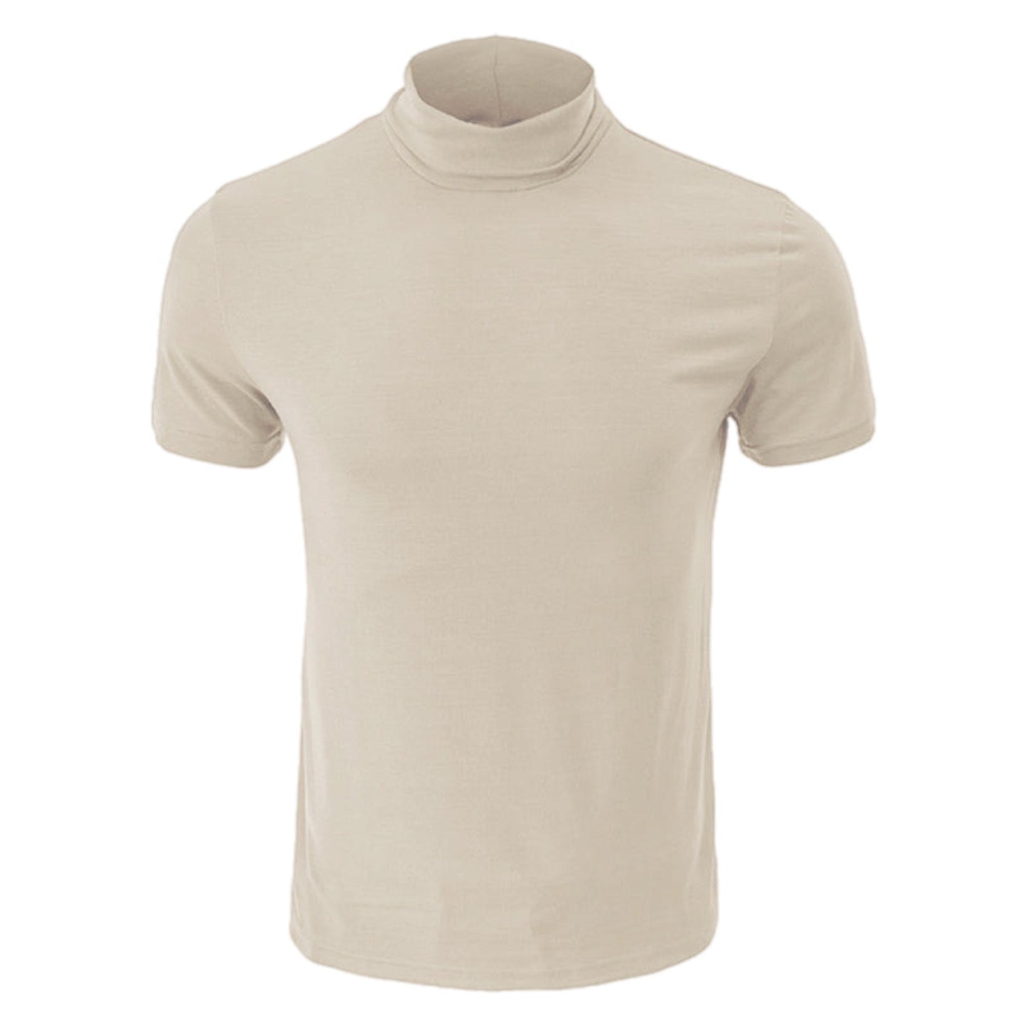 Turtleneck Short Sleeve Shirt