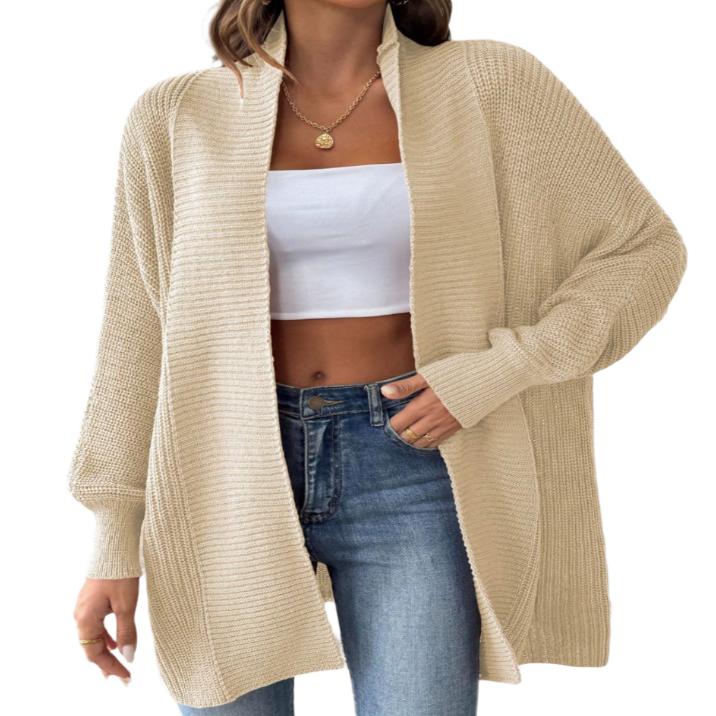 Open Front Long Sleeve Cardigan