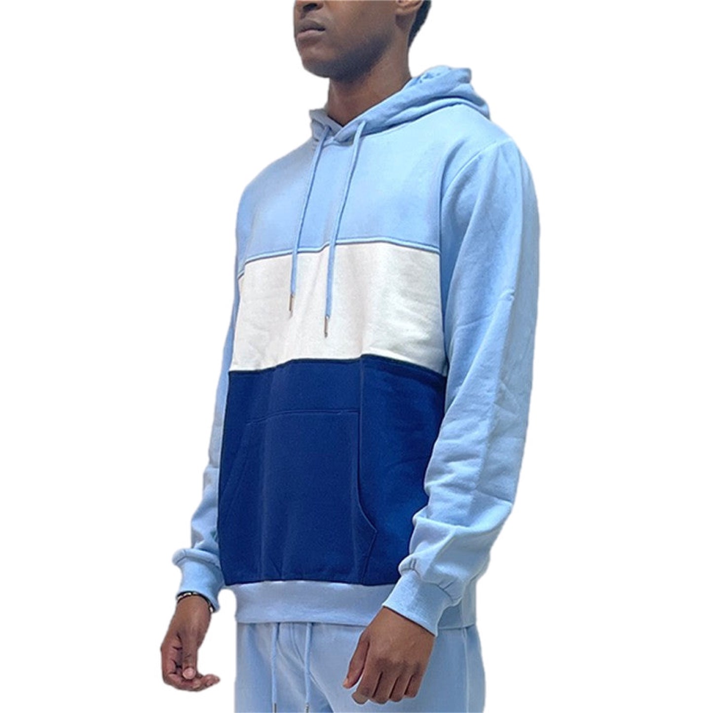 Color Block Pullover Hoodie