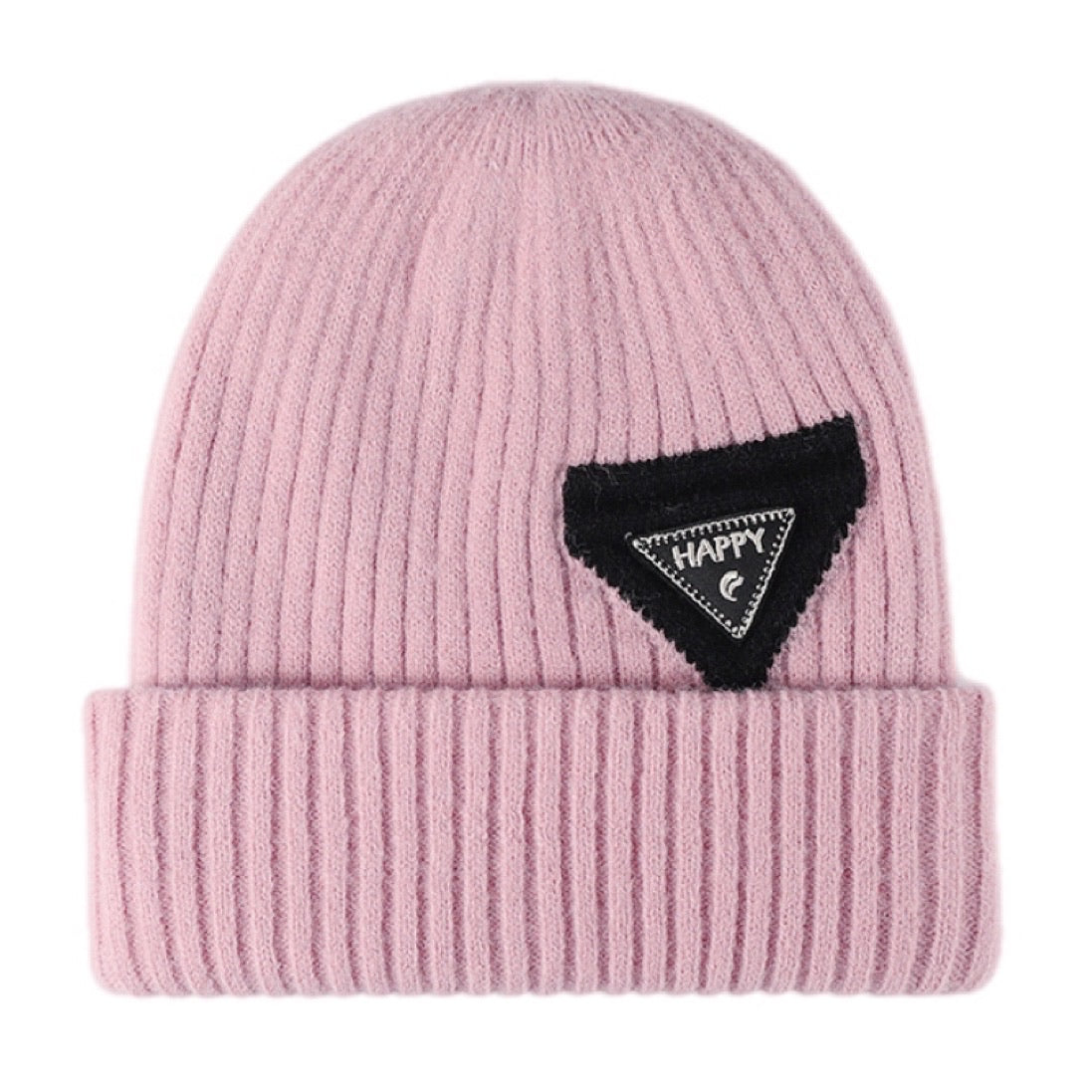 HAPPY Patch Beanie