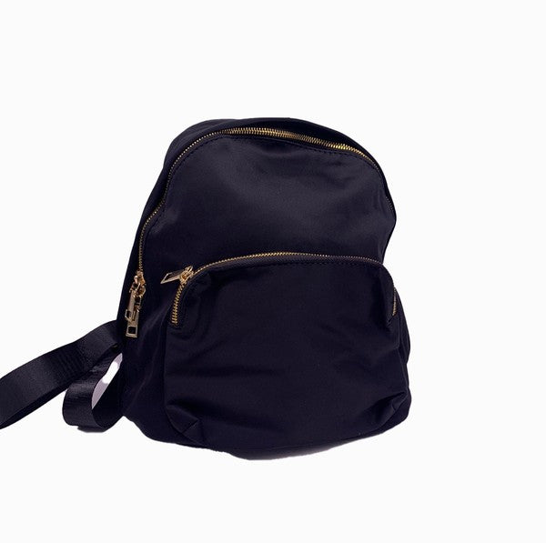 Vegan Leather Mini Backpack