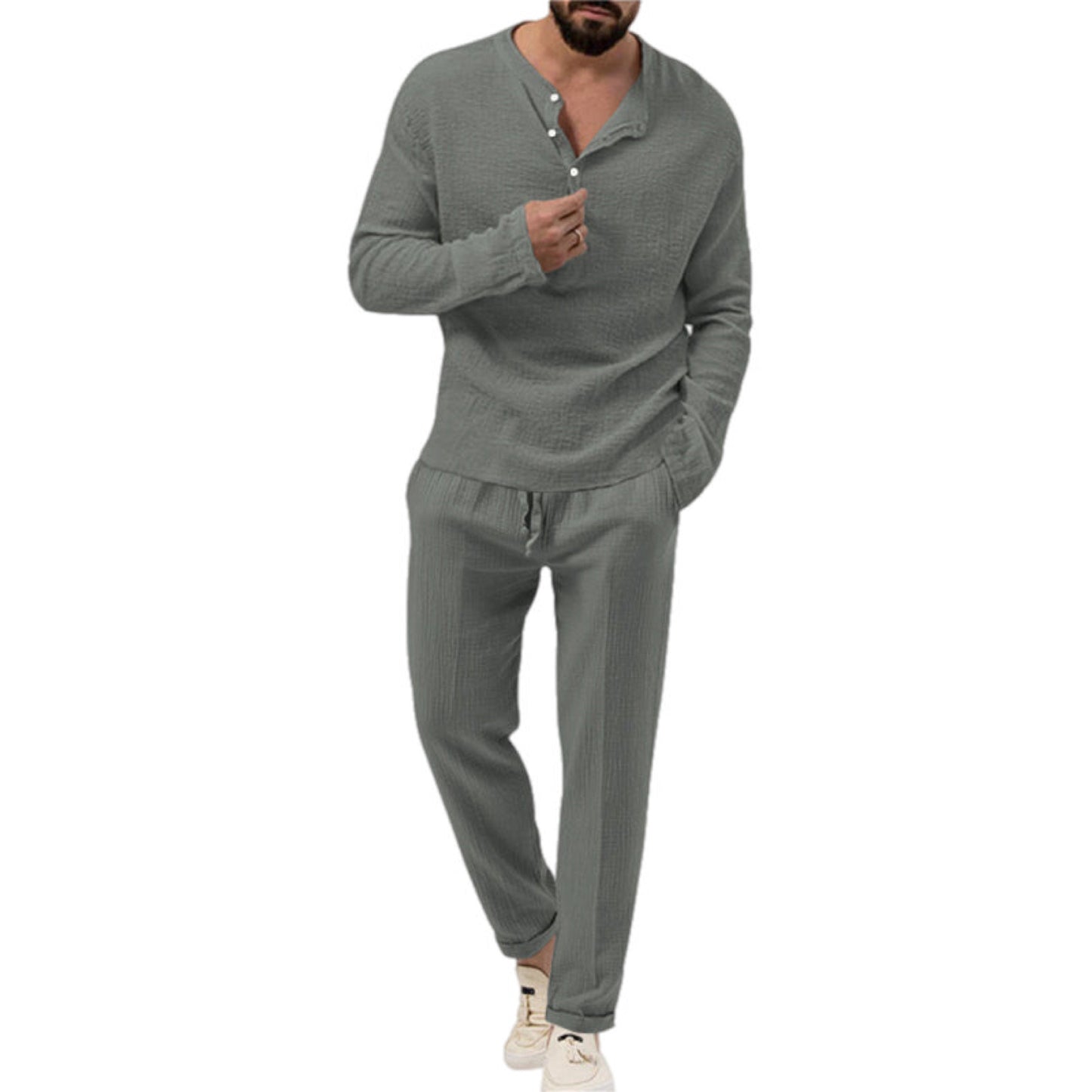 Long Sleeve Shirt & Trouser Set