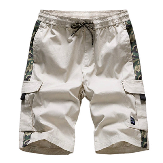 Camouflage Print Multi Pocket Cargo Shorts