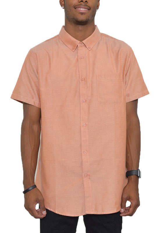 Summer Breeze Short-Sleeve Button-Up Shirt