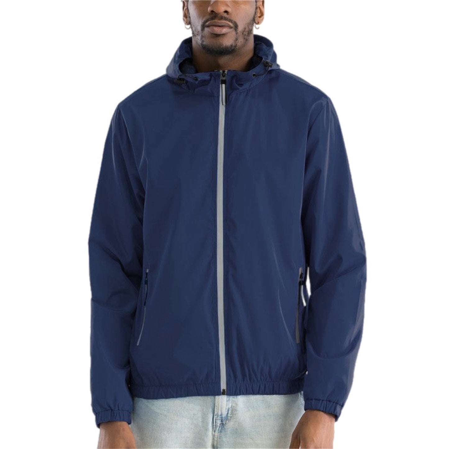 Hooded Essential All-Season Hooded Windbreaker