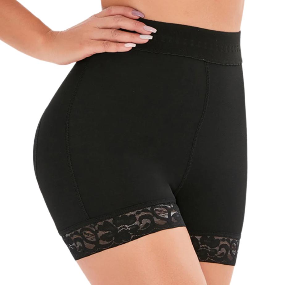 Lace Trim Shapewear Shorts