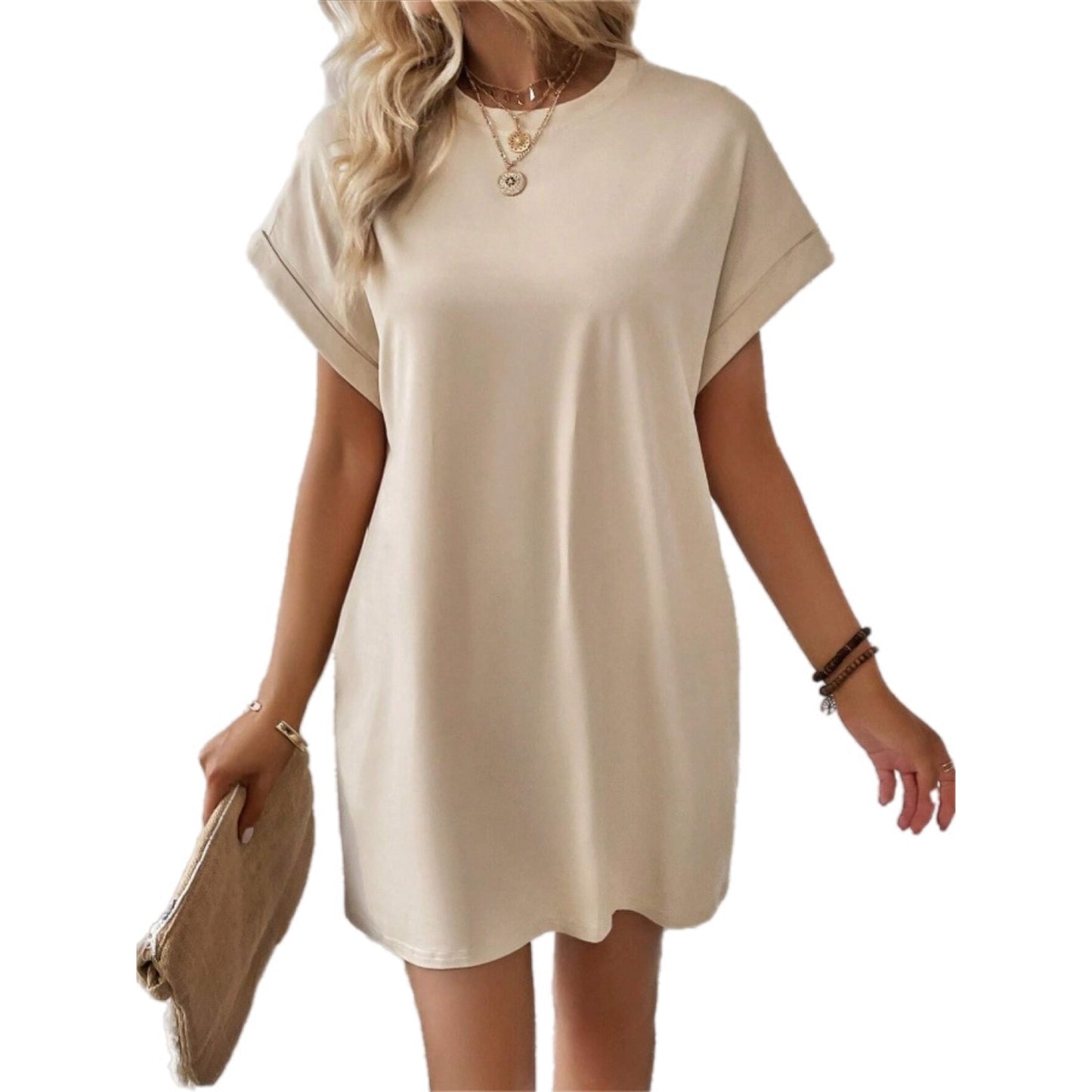 Casual Loose-Fit T-Shirt Dress