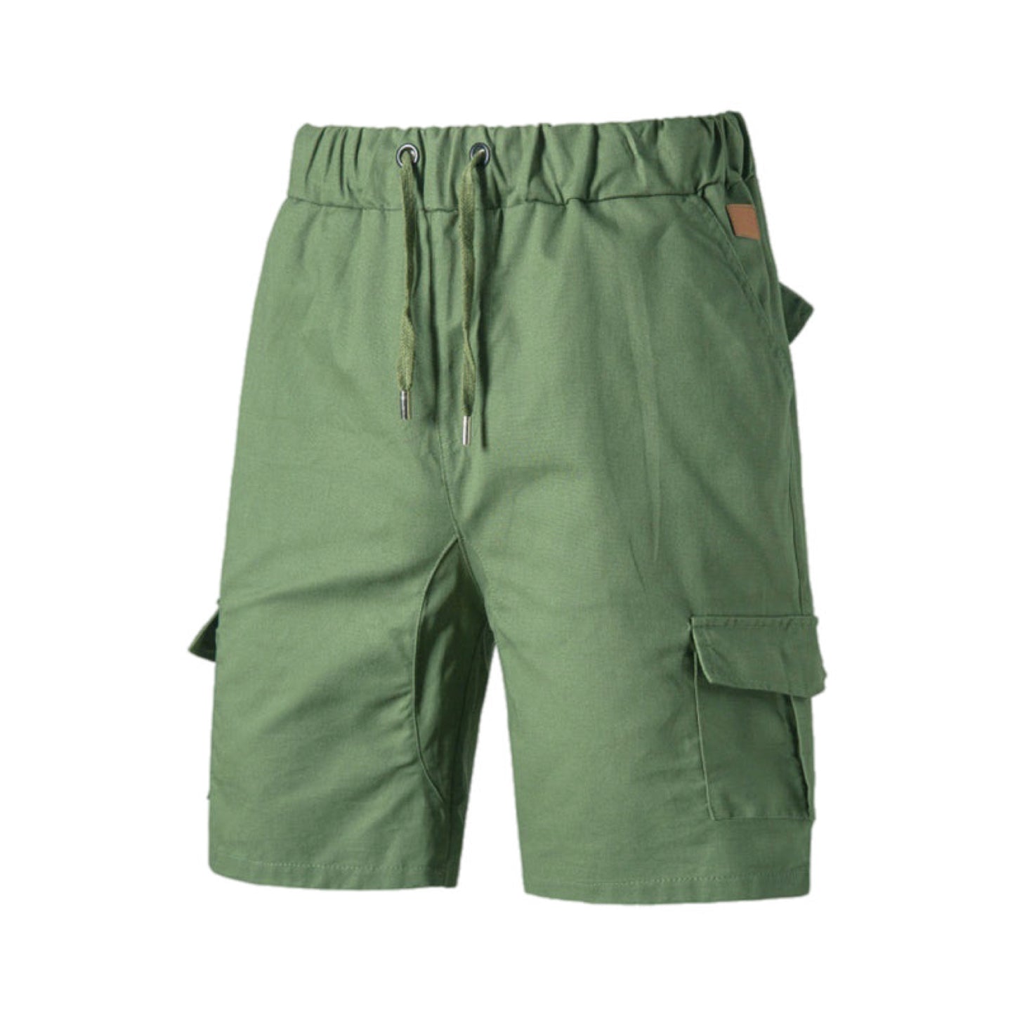 Woven Cargo Multi-Pocket Shorts