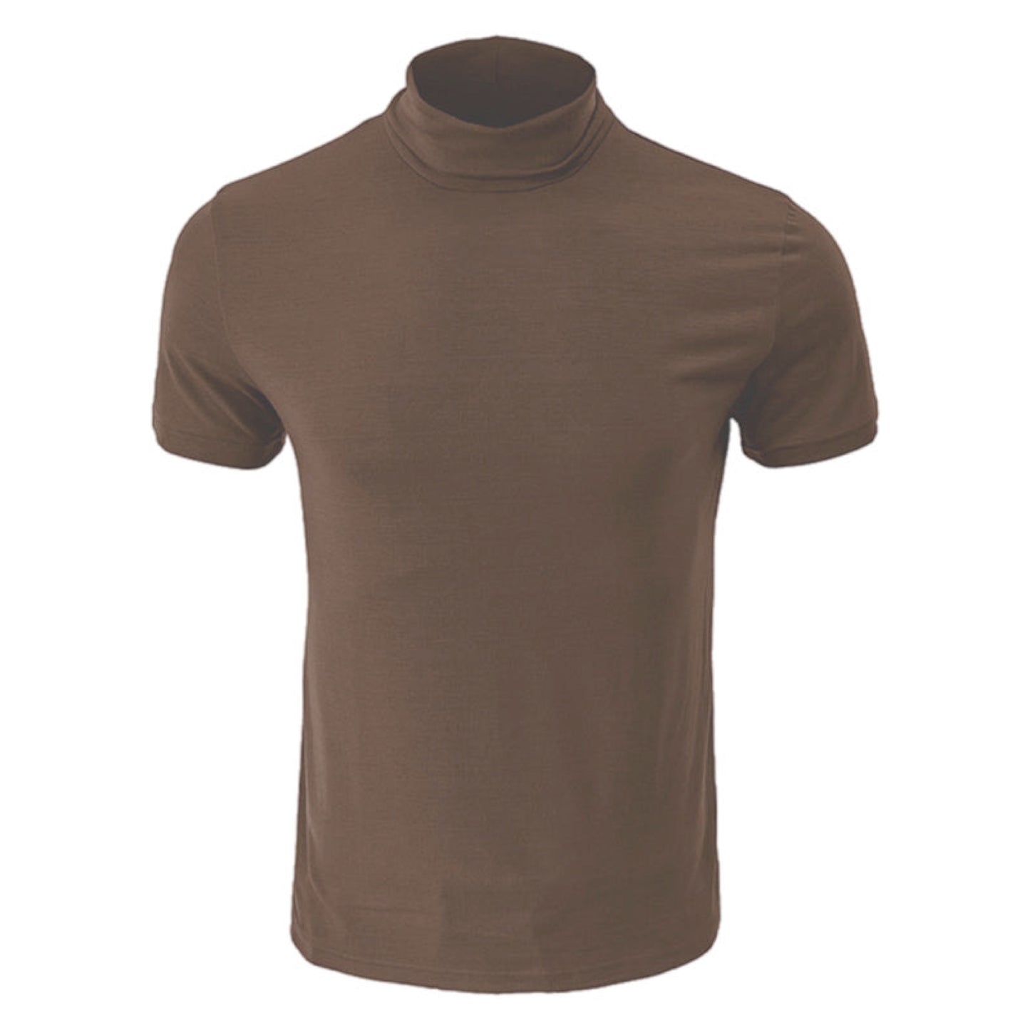 Turtleneck Short Sleeve Shirt