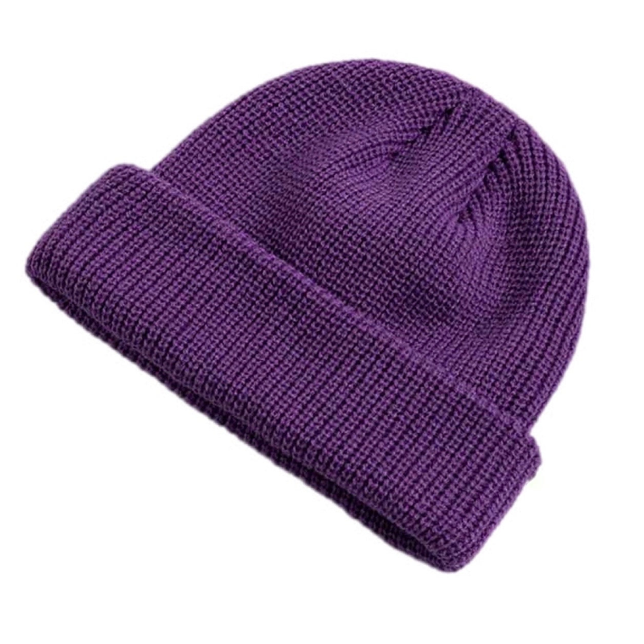 Rib-Knit Cuff Beanie