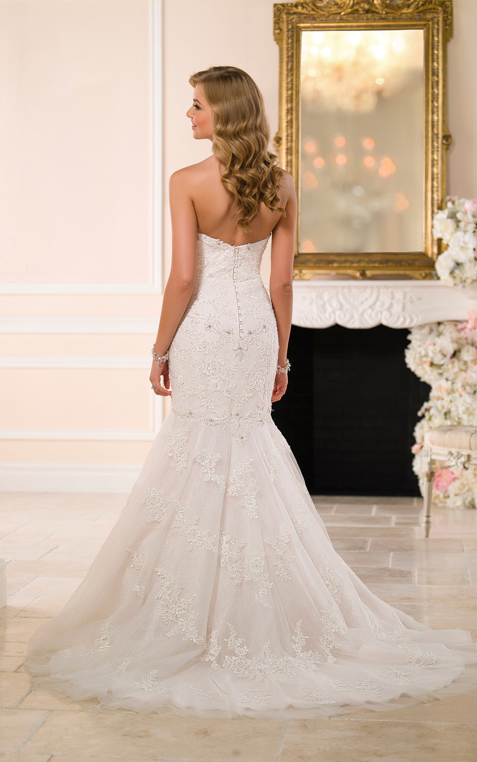 Lace Sweetheart Top Mermaid Bridal Gown