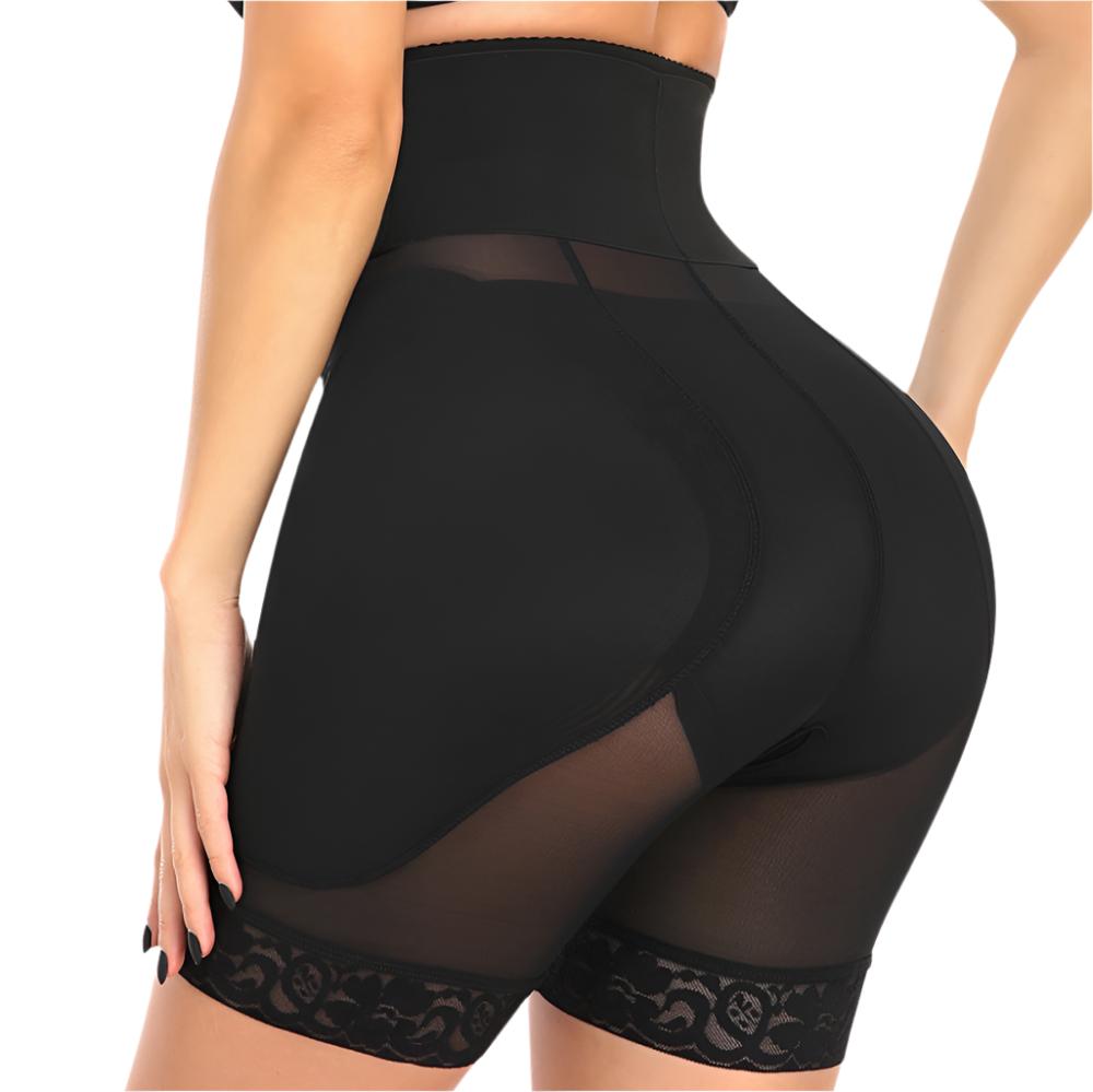 Breathable Lace Trim Shapewear Shorts