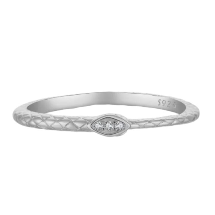 925 Sterling Silver CZ Ring