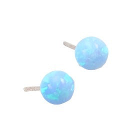 Tiny Sphere Stud Earrings