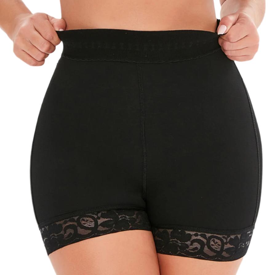 Lace Trim Shapewear Shorts