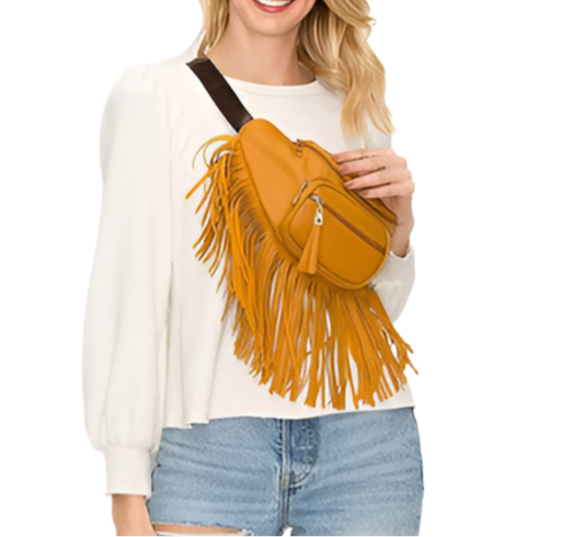 Fringe Fanny Pack Bag