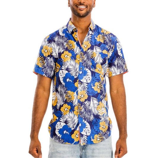 Tropical Breeze Party Button Down Shirt