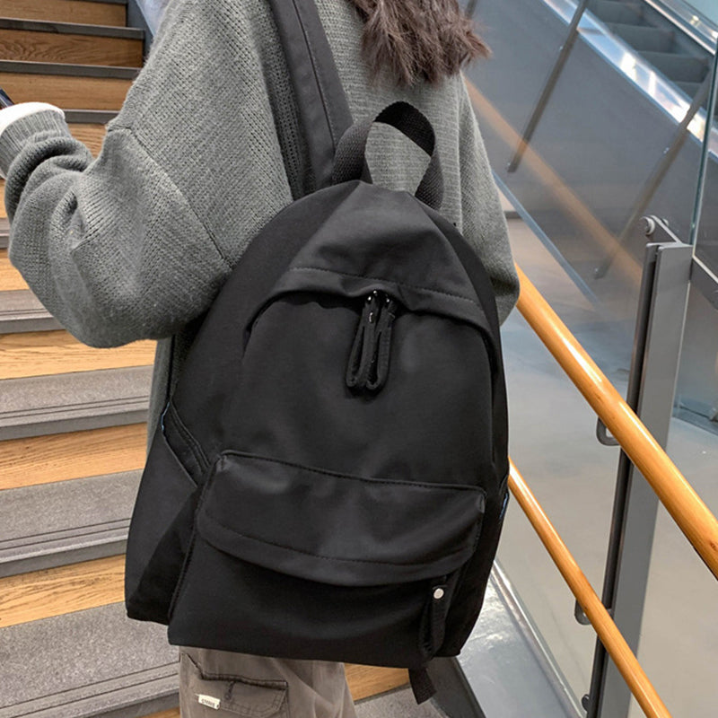 Zip Cotton Backpack