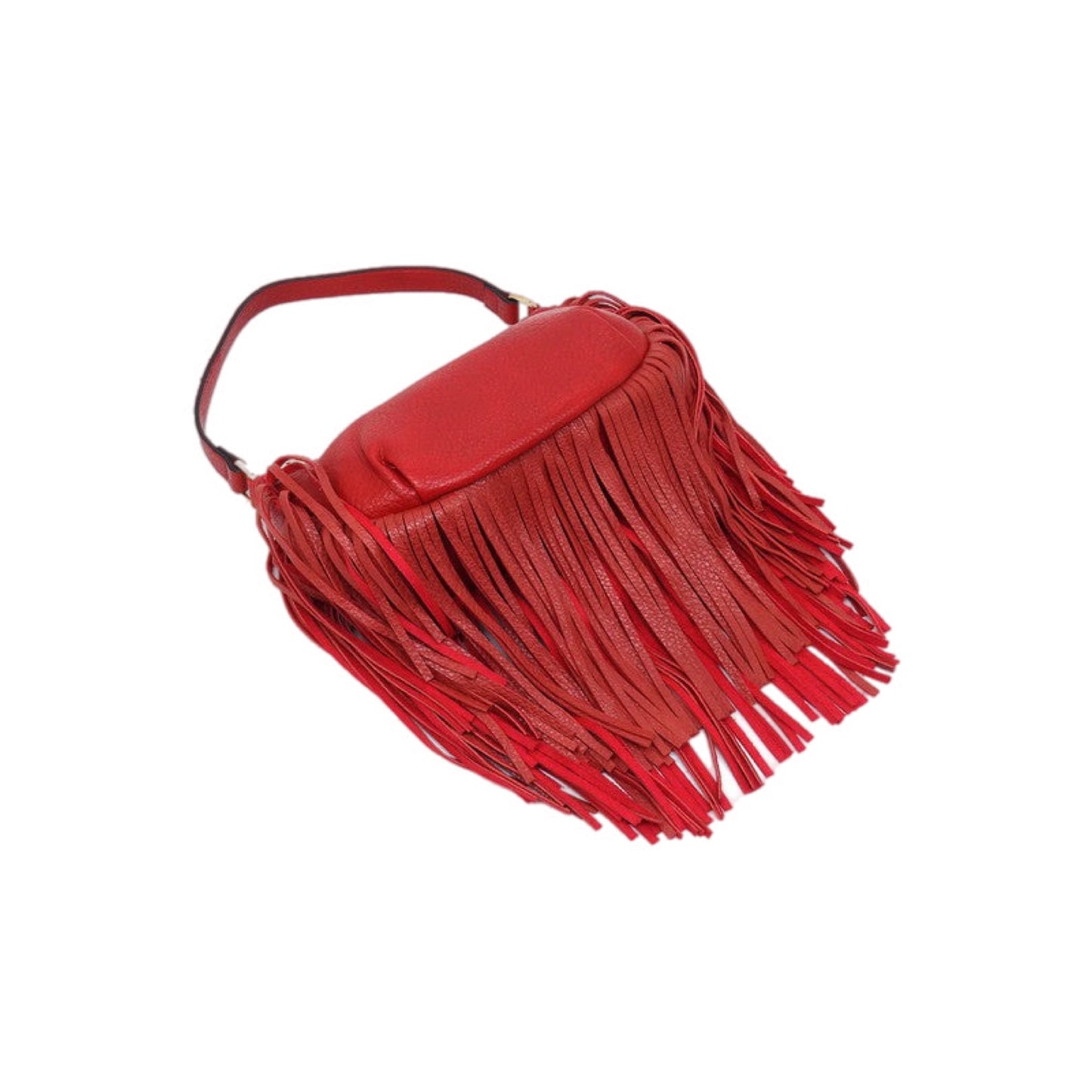 Hobo Shoulder Bag with Fringe