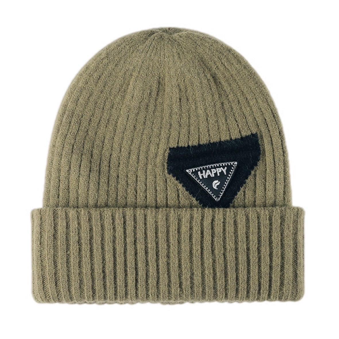 HAPPY Patch Beanie