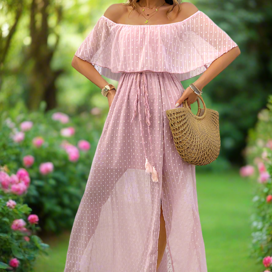 Off The Shoulder Maxi Dress