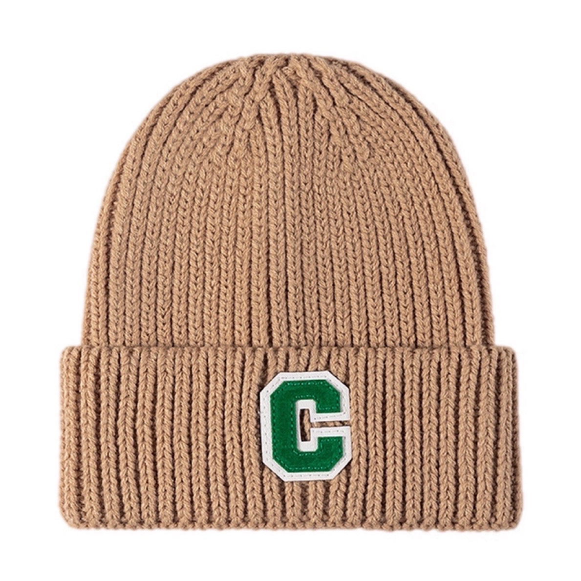 C Patch Cuffed Beanie