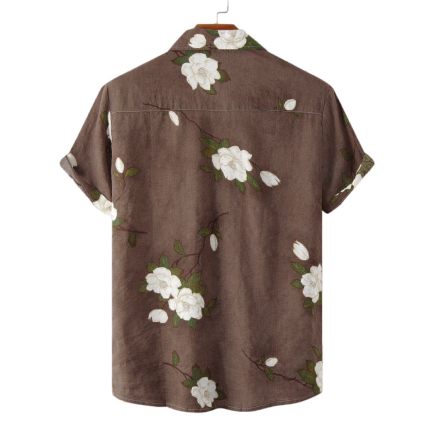 Floral Button Up Short Sleeve Shirt