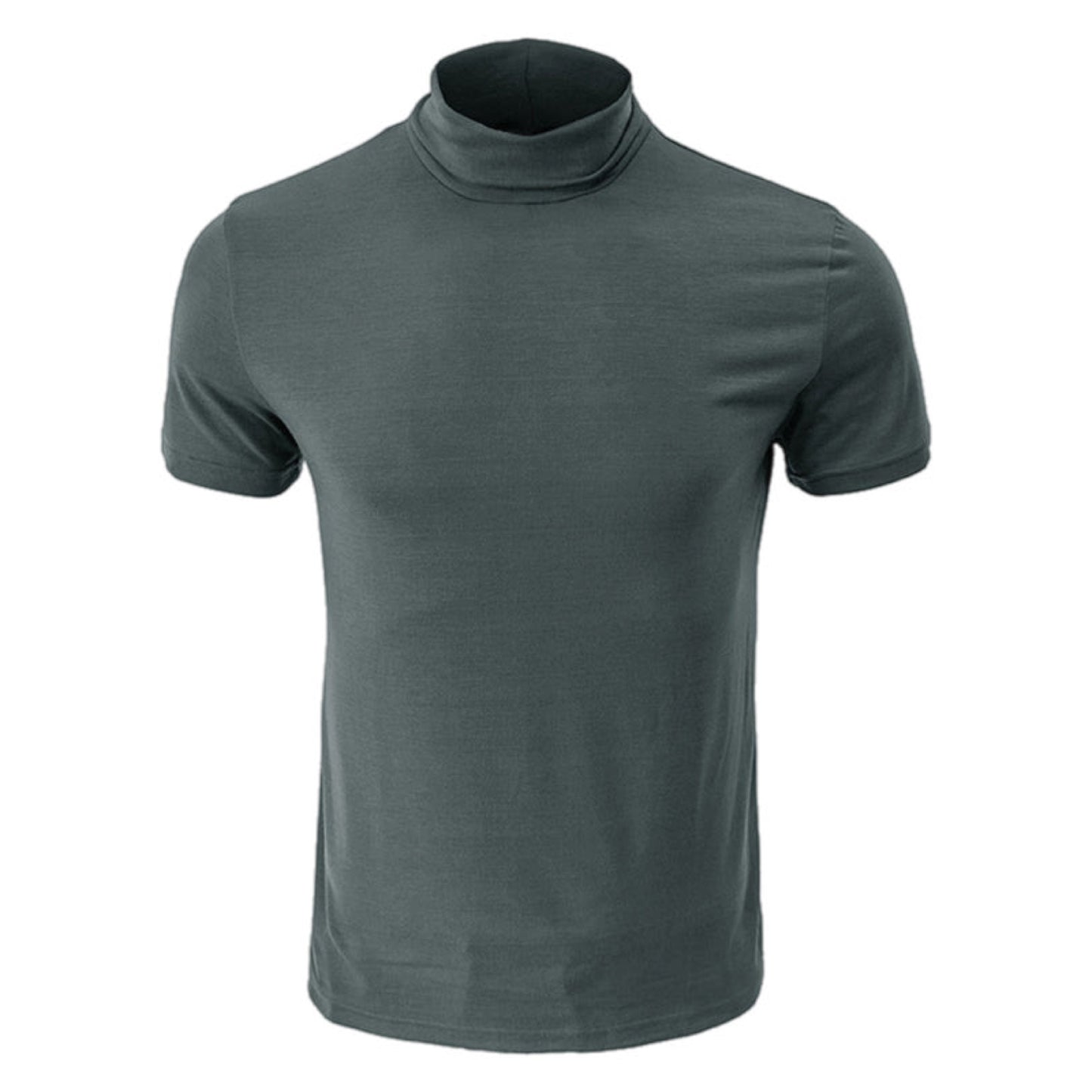 Turtleneck Short Sleeve Shirt