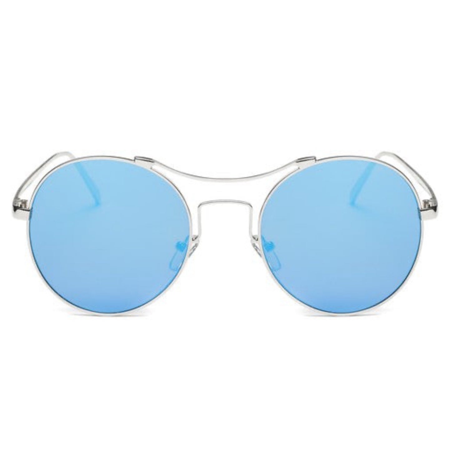 Round Mirrored Sunglasses