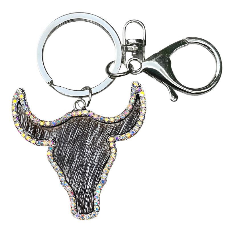 Bull Pendant Keychain